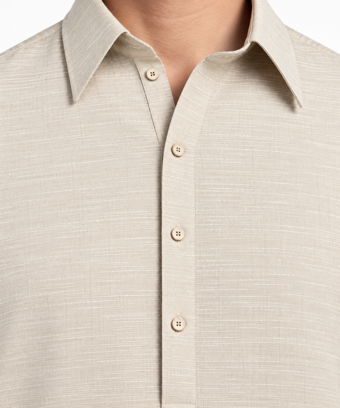 Khamta Khadi - Rustic Texture (Off White )